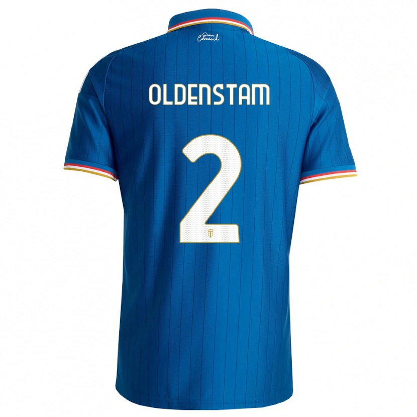 Danxen Heren Lyfe Oldenstam #2 Blauw Wit Rood Thuisshirt Thuistenue 2026/27 T-Shirt België