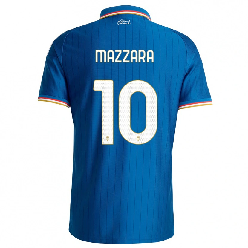 Danxen Heren Cristian Mazzara #10 Blauw Wit Rood Thuisshirt Thuistenue 2026/27 T-Shirt België