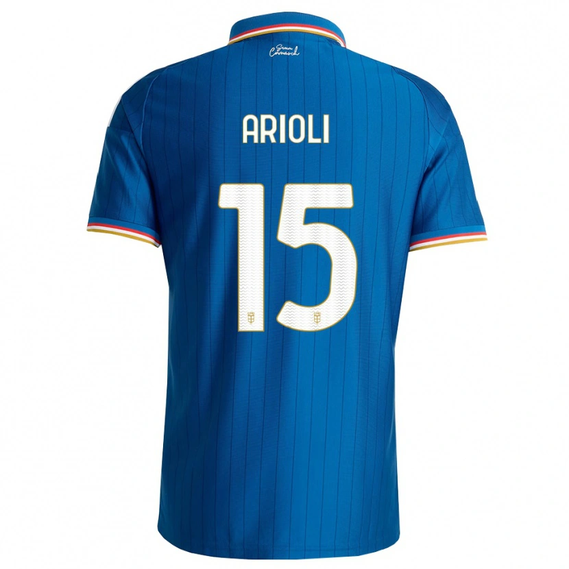 Danxen Heren Mattia Arioli #15 Blauw Wit Rood Thuisshirt Thuistenue 2026/27 T-Shirt België