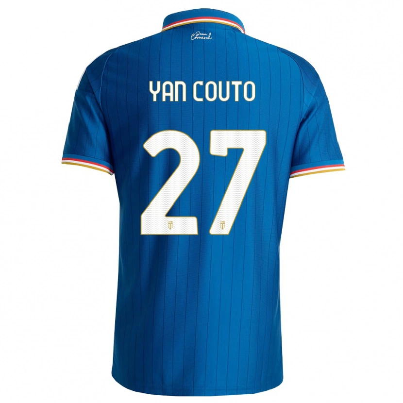 Danxen Heren Yan Couto #27 Blauw Wit Rood Thuisshirt Thuistenue 2026/27 T-Shirt België