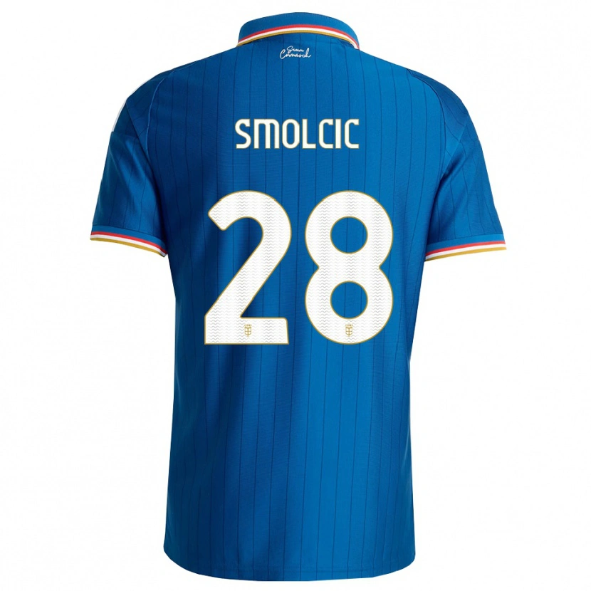 Danxen Heren Ivan Smolcic #28 Blauw Wit Rood Thuisshirt Thuistenue 2026/27 T-Shirt België