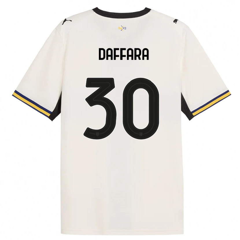 Danxen Heren Giovanni Daffara #30 Off-White Zwart Geel Thuisshirt Thuistenue 2026/27 T-Shirt België