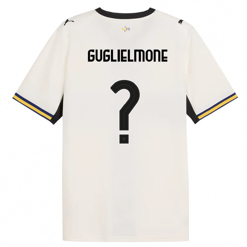 Danxen Heren Giovanni Guglielmone #0 Off-White Zwart Geel Thuisshirt Thuistenue 2026/27 T-Shirt België
