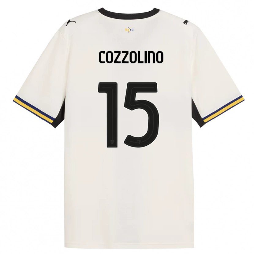 Danxen Heren Christian Cozzolino #15 Off-White Zwart Geel Thuisshirt Thuistenue 2026/27 T-Shirt België