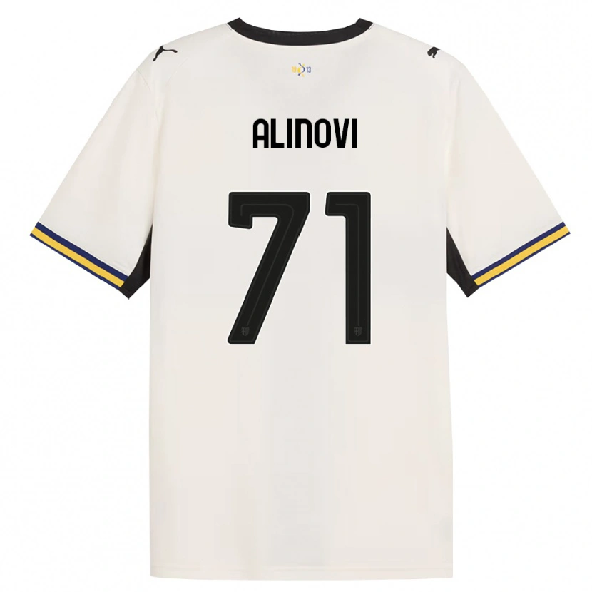 Danxen Heren Filippo Alinovi #71 Off-White Zwart Geel Thuisshirt Thuistenue 2026/27 T-Shirt België