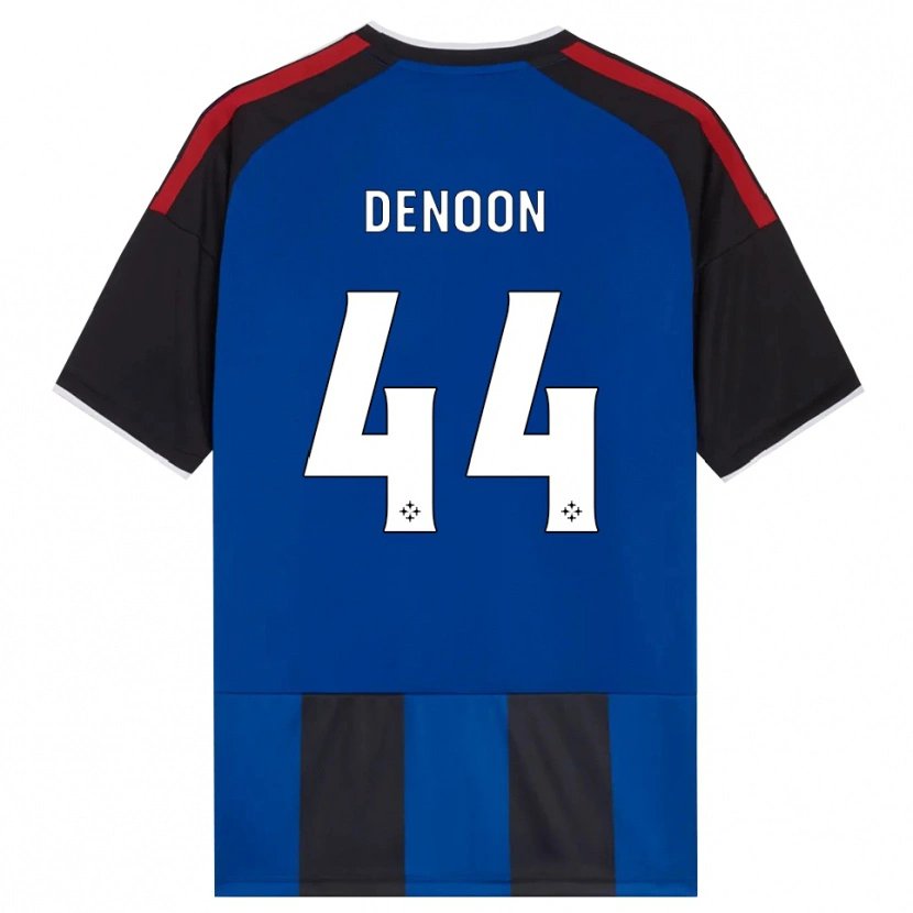 Danxen Heren Daniel Denoon #44 Zwart Rood Wit Blauw Thuisshirt Thuistenue 2026/27 T-Shirt België