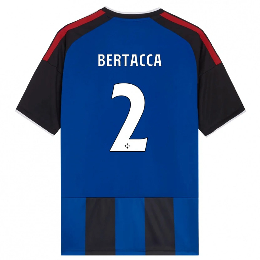 Danxen Heren Samuele Bertacca #2 Zwart Rood Wit Blauw Thuisshirt Thuistenue 2026/27 T-Shirt België