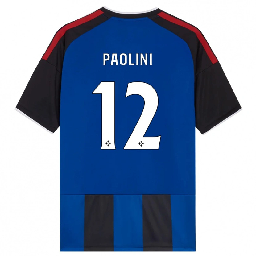 Danxen Heren Andrea Paolini #12 Zwart Rood Wit Blauw Thuisshirt Thuistenue 2026/27 T-Shirt België