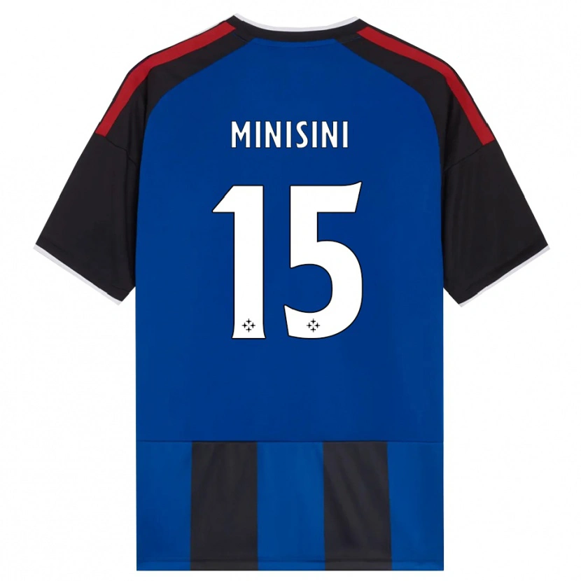 Danxen Heren Niccolò Minisini #15 Zwart Rood Wit Blauw Thuisshirt Thuistenue 2026/27 T-Shirt België