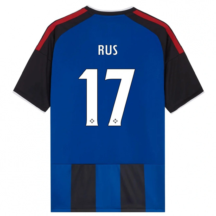 Danxen Heren Adrian Rus #17 Zwart Rood Wit Blauw Thuisshirt Thuistenue 2026/27 T-Shirt België