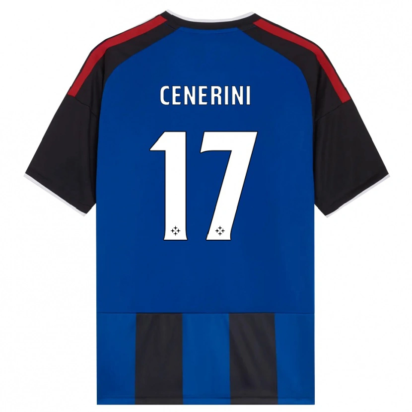 Danxen Heren Marco Cenerini #17 Zwart Rood Wit Blauw Thuisshirt Thuistenue 2026/27 T-Shirt België