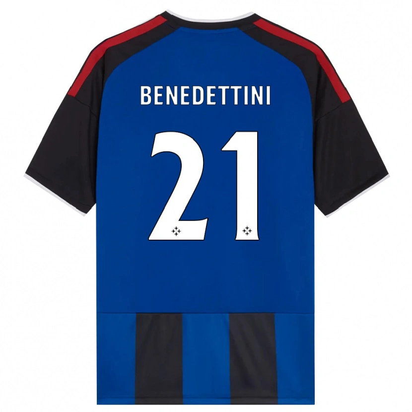 Danxen Heren Filippo Benedettini #21 Zwart Rood Wit Blauw Thuisshirt Thuistenue 2026/27 T-Shirt België