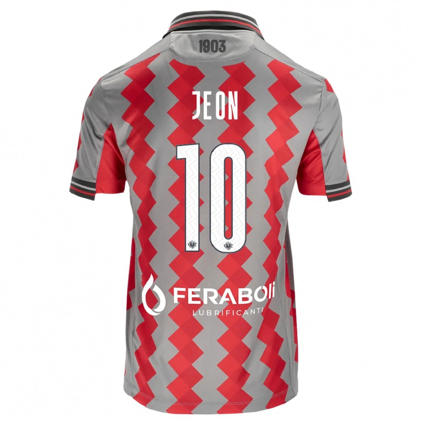 Danxen Heren Joseph Jeon #10 Grijs Rood Wit Thuisshirt Thuistenue 2026/27 T-Shirt België