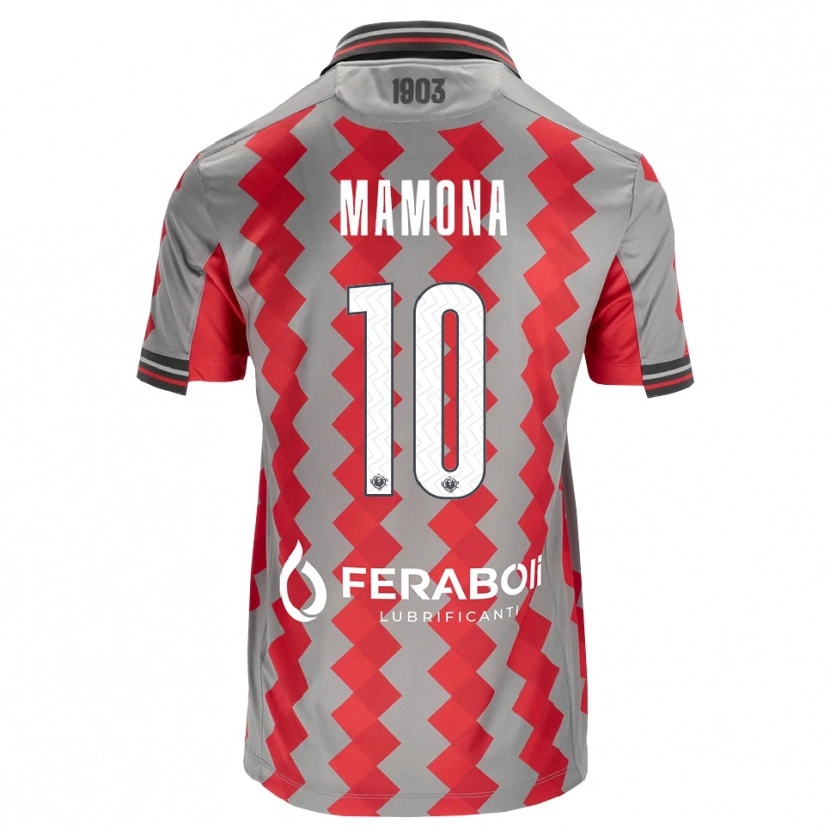 Danxen Heren Blue Mamona #10 Grijs Rood Wit Thuisshirt Thuistenue 2026/27 T-Shirt België