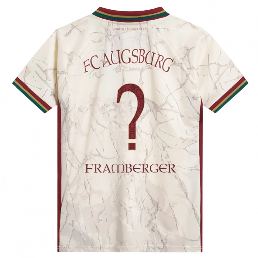Danxen Heren Raphael Framberger #0 Groen Rijst Wit Bordeauxrood Thuisshirt Thuistenue 2026/27 T-Shirt België