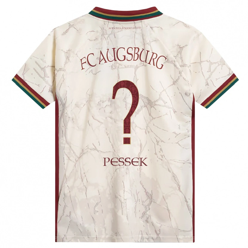 Danxen Heren Luca Pessek #0 Groen Rijst Wit Bordeauxrood Thuisshirt Thuistenue 2026/27 T-Shirt België