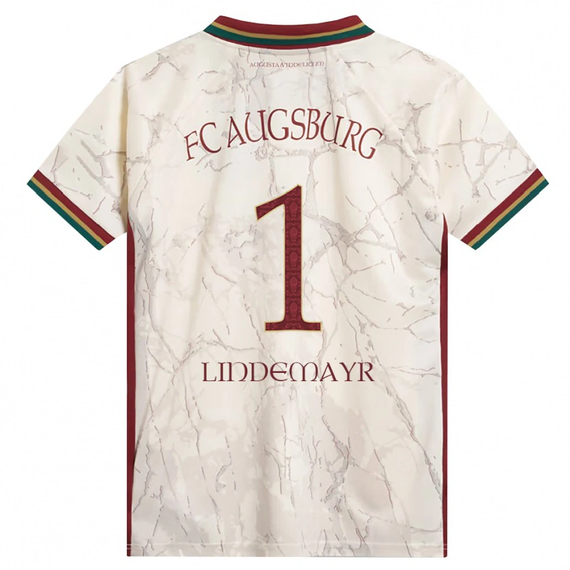 Danxen Heren Lisa Lindemayr #1 Groen Rijst Wit Bordeauxrood Thuisshirt Thuistenue 2026/27 T-Shirt België