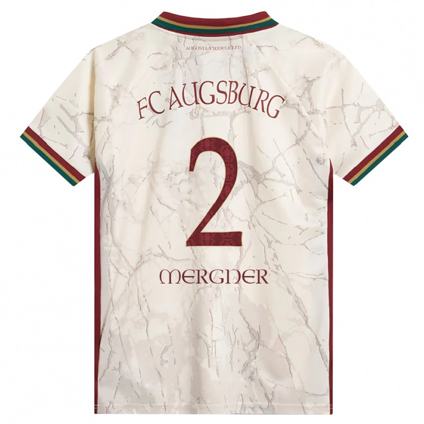 Danxen Heren Sandra Mergner #2 Groen Rijst Wit Bordeauxrood Thuisshirt Thuistenue 2026/27 T-Shirt België