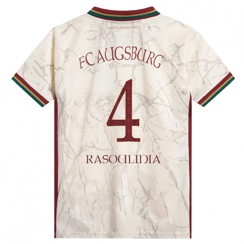 Danxen Heren Nick Rasoulinia #4 Groen Rijst Wit Bordeauxrood Thuisshirt Thuistenue 2026/27 T-Shirt België