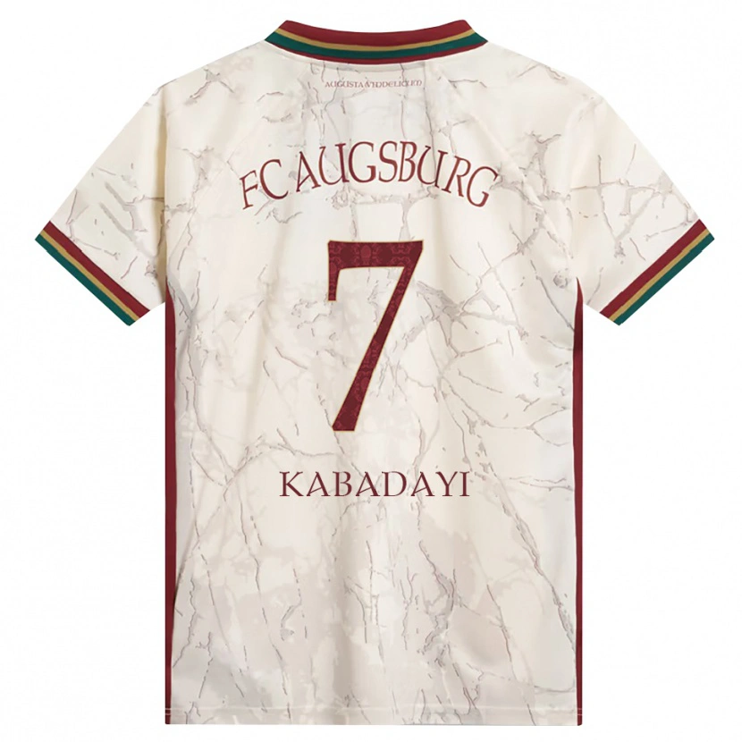Danxen Heren Yusuf Kabadayi #7 Groen Rijst Wit Bordeauxrood Thuisshirt Thuistenue 2026/27 T-Shirt België