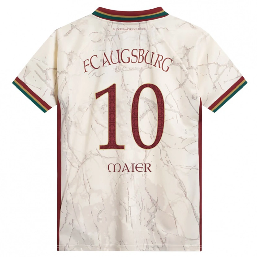 Danxen Heren Arne Maier #10 Groen Rijst Wit Bordeauxrood Thuisshirt Thuistenue 2026/27 T-Shirt België