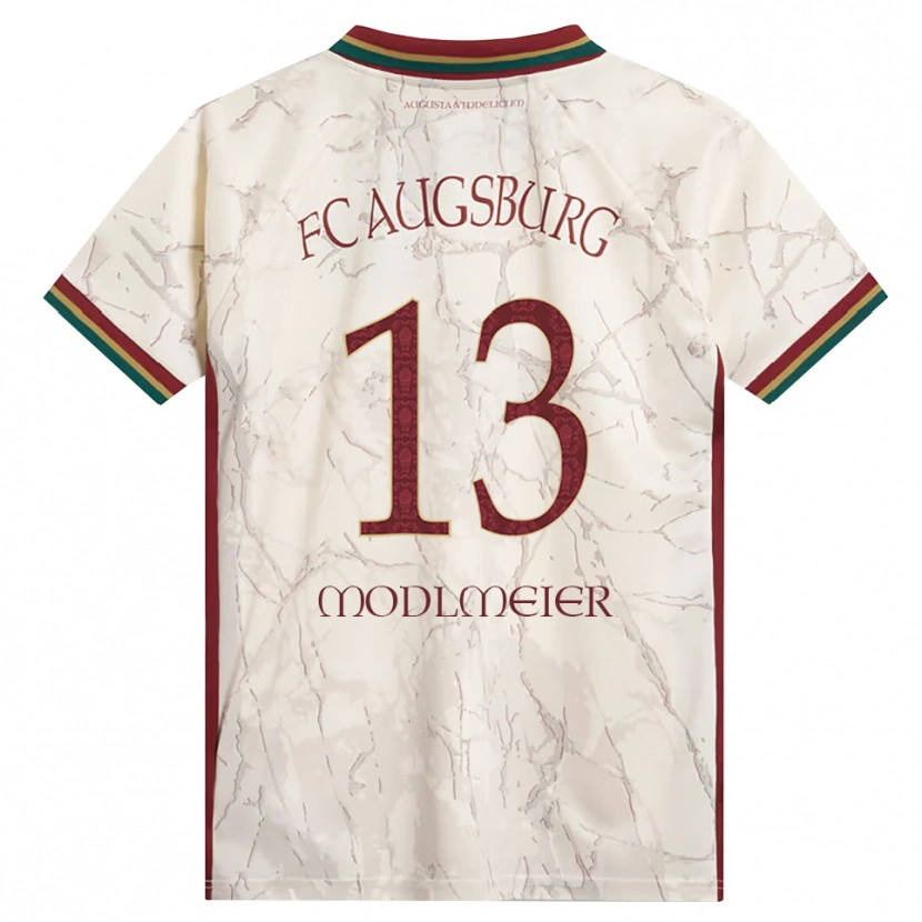 Danxen Heren Benedikt Modlmeier #13 Groen Rijst Wit Bordeauxrood Thuisshirt Thuistenue 2026/27 T-Shirt België