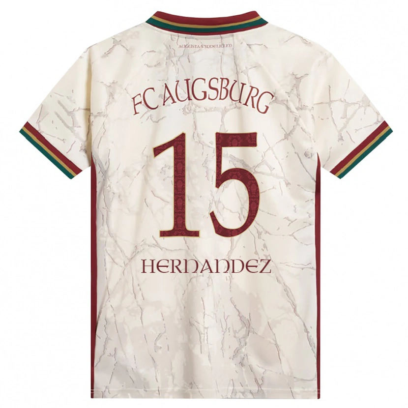 Danxen Heren Saidu Hernandez #15 Groen Rijst Wit Bordeauxrood Thuisshirt Thuistenue 2026/27 T-Shirt België