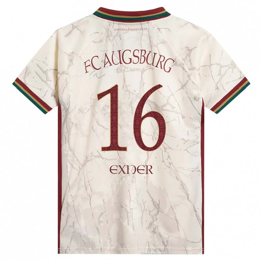 Danxen Heren Ben Exner #16 Groen Rijst Wit Bordeauxrood Thuisshirt Thuistenue 2026/27 T-Shirt België