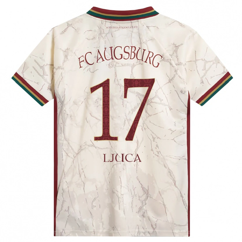 Danxen Heren Milosch Ljuca #17 Groen Rijst Wit Bordeauxrood Thuisshirt Thuistenue 2026/27 T-Shirt België