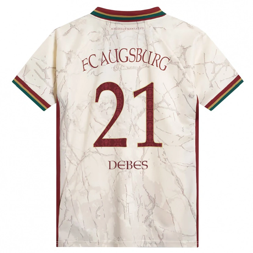 Danxen Heren Magdalena Debes #21 Groen Rijst Wit Bordeauxrood Thuisshirt Thuistenue 2026/27 T-Shirt België