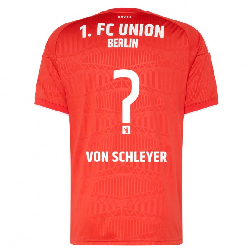 Danxen Heren Leopold Von Schleyer #0 Rood Wit Thuisshirt Thuistenue 2026/27 T-Shirt België