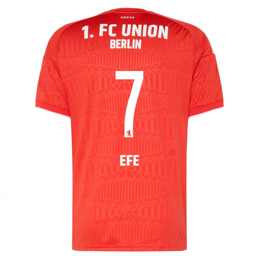 Danxen Heren Baran Efe #7 Rood Wit Thuisshirt Thuistenue 2026/27 T-Shirt België