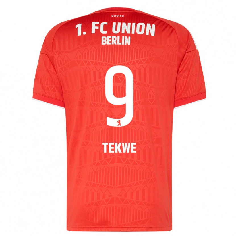 Danxen Heren Harry Tekwe #9 Rood Wit Thuisshirt Thuistenue 2026/27 T-Shirt België