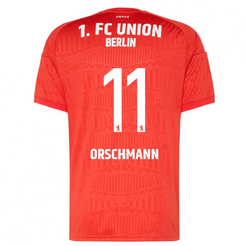 Danxen Heren Dina Orschmann #11 Rood Wit Thuisshirt Thuistenue 2026/27 T-Shirt België