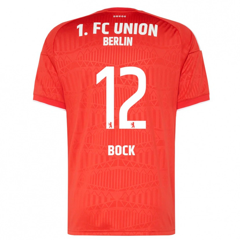 Danxen Heren Maximilian Bock #12 Rood Wit Thuisshirt Thuistenue 2026/27 T-Shirt België