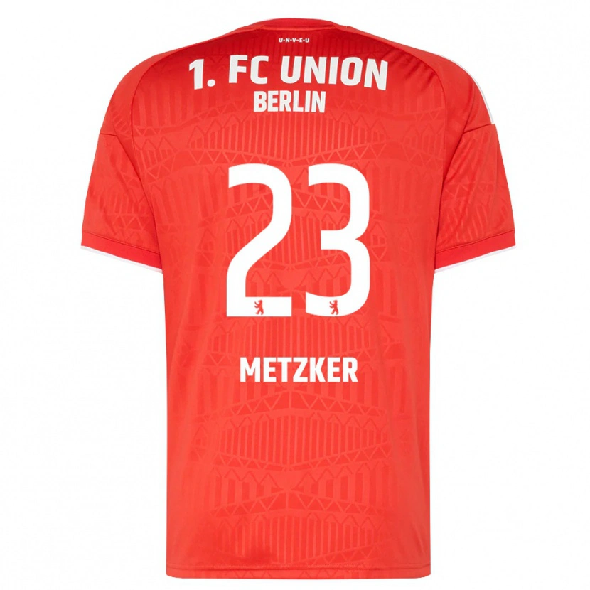 Danxen Heren Pia Metzker #23 Rood Wit Thuisshirt Thuistenue 2026/27 T-Shirt België