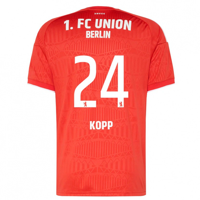 Danxen Heren Marvin Kopp #24 Rood Wit Thuisshirt Thuistenue 2026/27 T-Shirt België