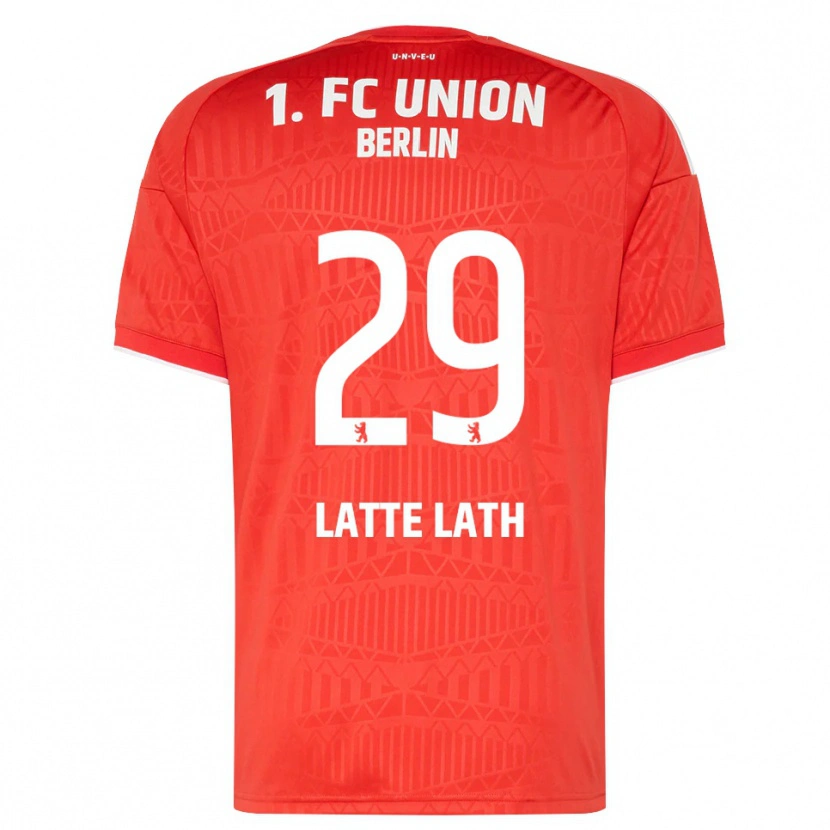 Danxen Heren Emmanuel Latte Lath #29 Rood Wit Thuisshirt Thuistenue 2026/27 T-Shirt België