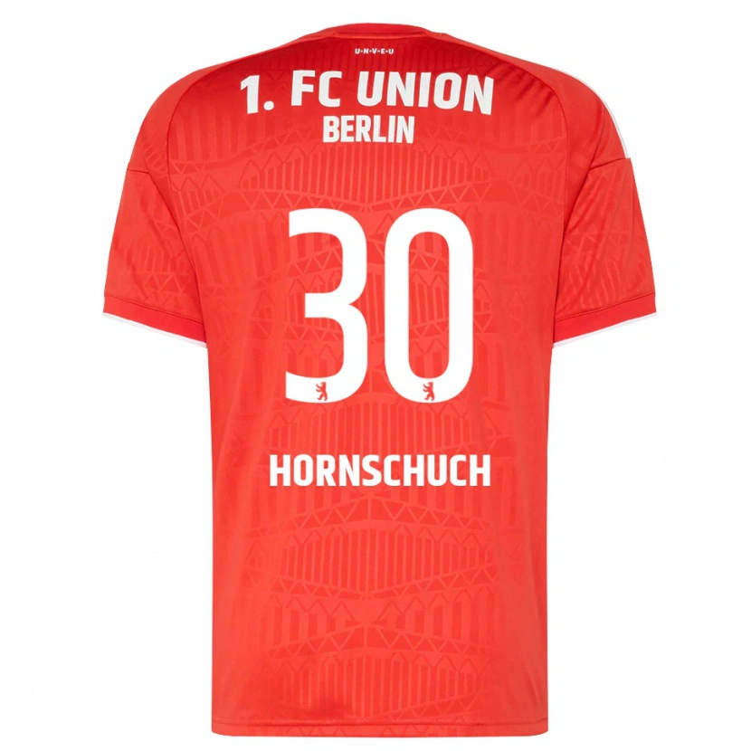 Danxen Heren Sarah Hornschuch #30 Rood Wit Thuisshirt Thuistenue 2026/27 T-Shirt België