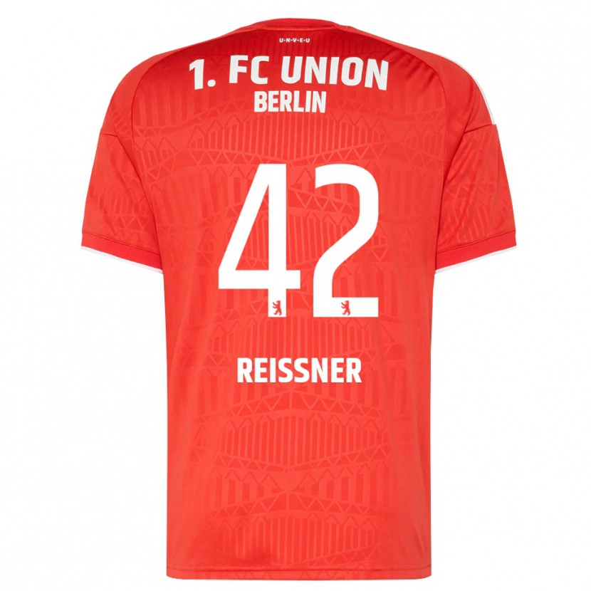 Danxen Heren Naika Reissner #42 Rood Wit Thuisshirt Thuistenue 2026/27 T-Shirt België