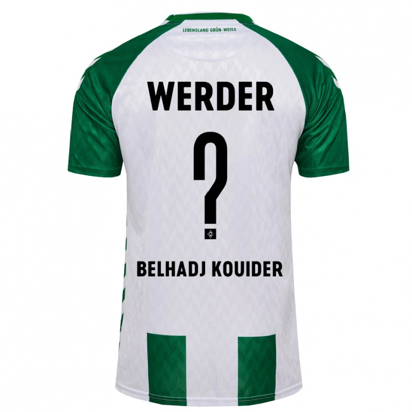 Danxen Heren Mahfoud Belhadj Kouider #0 Groen Wit Thuisshirt Thuistenue 2026/27 T-Shirt België