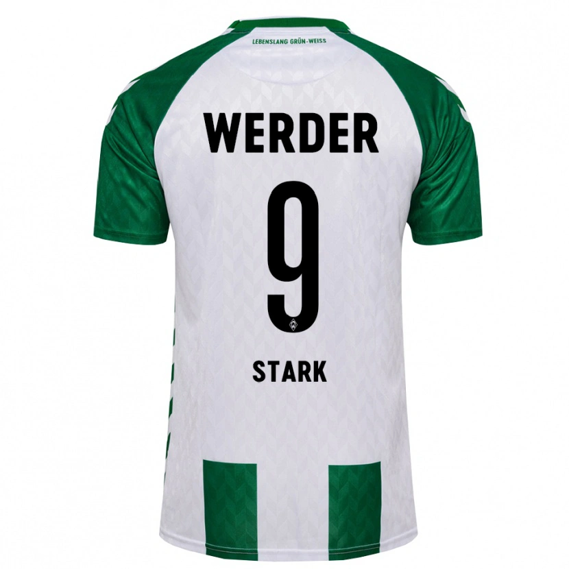 Danxen Heren Christian Stark #9 Groen Wit Thuisshirt Thuistenue 2026/27 T-Shirt België