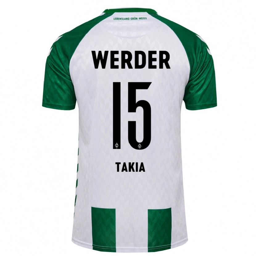 Danxen Heren Toirik Onlam Takia #15 Groen Wit Thuisshirt Thuistenue 2026/27 T-Shirt België