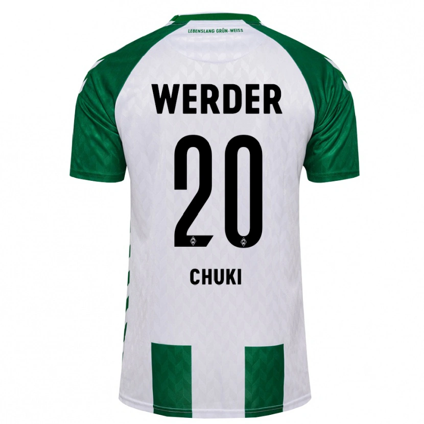 Danxen Heren Chuki #20 Groen Wit Thuisshirt Thuistenue 2026/27 T-Shirt België