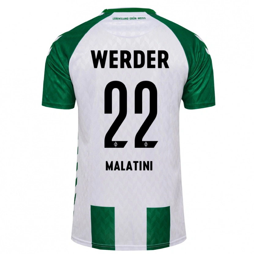 Danxen Heren Julián Malatini #22 Groen Wit Thuisshirt Thuistenue 2026/27 T-Shirt België
