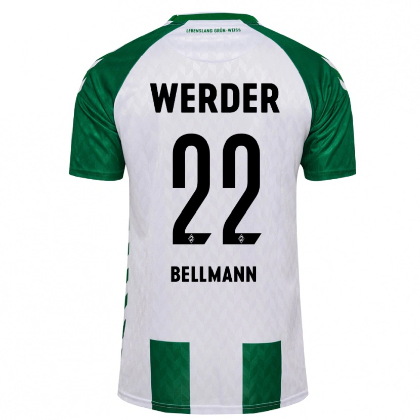 Danxen Heren Paul Bellmann #22 Groen Wit Thuisshirt Thuistenue 2026/27 T-Shirt België