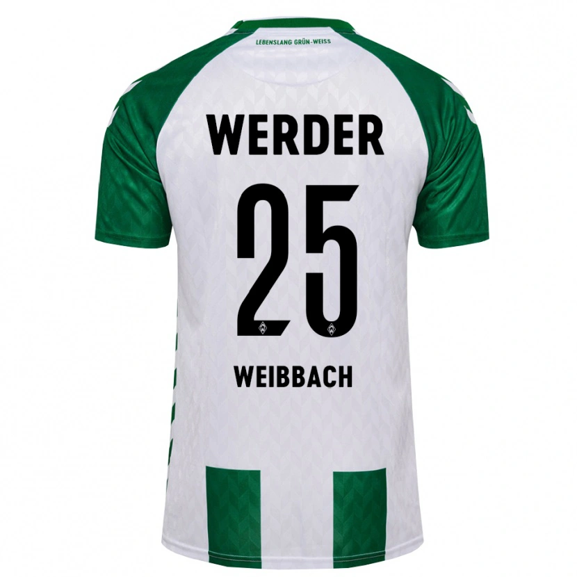 Danxen Heren Noah Weißbach #25 Groen Wit Thuisshirt Thuistenue 2026/27 T-Shirt België