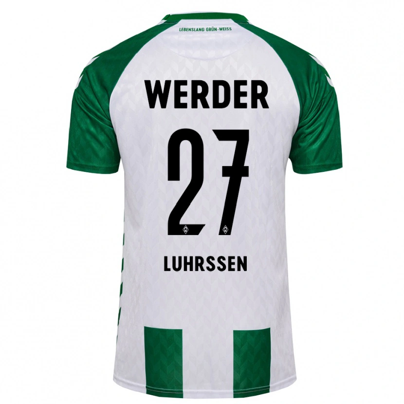 Danxen Heren Nina Luhrssen #27 Groen Wit Thuisshirt Thuistenue 2026/27 T-Shirt België