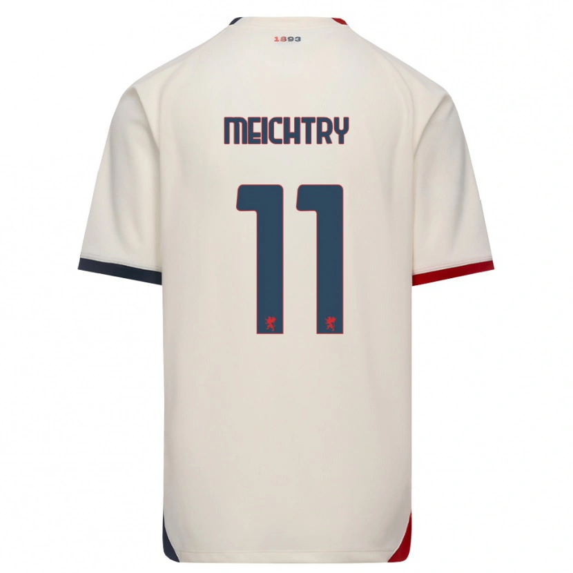 Danxen Heren Franz-Ethan Meichtry #11 Off-White Rood Uitshirt Uittenue 2026/27 T-Shirt België