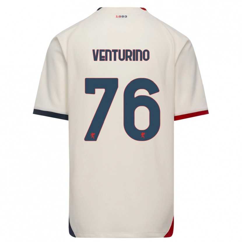 Danxen Heren Lorenzo Venturino #76 Off-White Rood Uitshirt Uittenue 2026/27 T-Shirt België